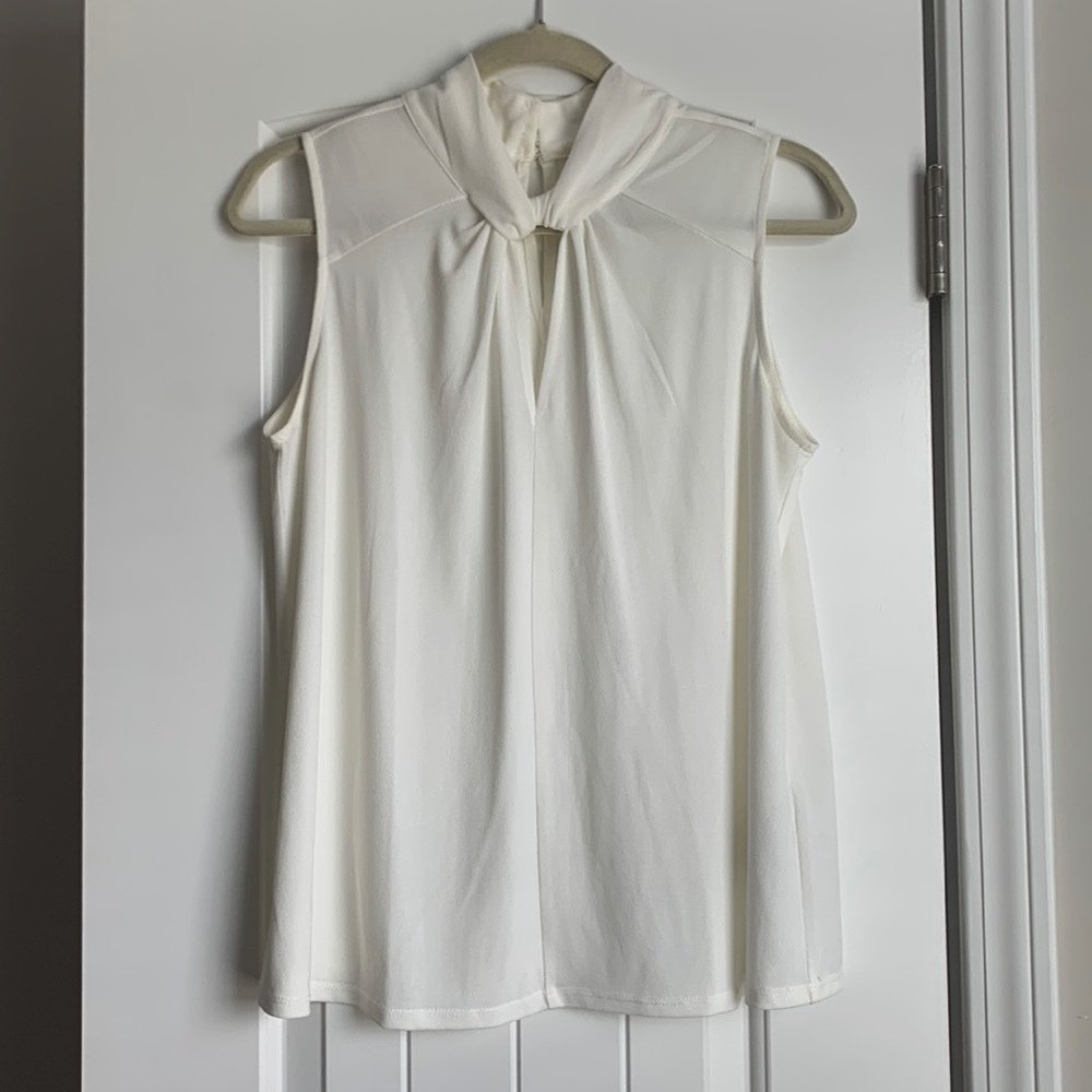 H&M off white blouse tank top size Medium.